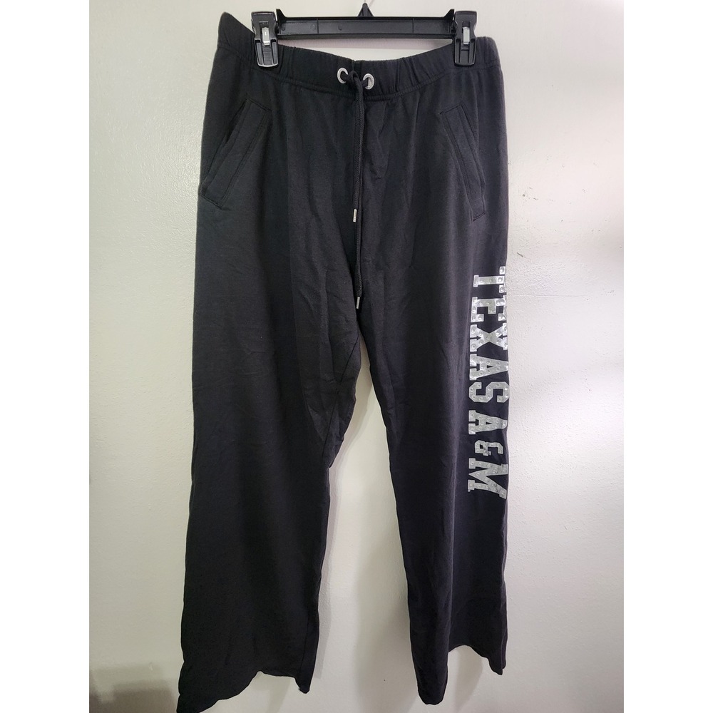 Vintage,rare PINK Victoria's Secret Texas A&M Bling Sweatpants Lounge Drawstring